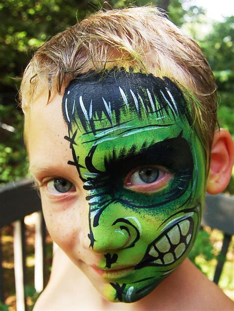 hulk face paint|hulk face painting tutorial.